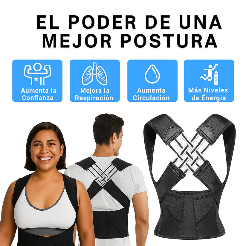 Corrector de Postura Ajustable Posture Pro™