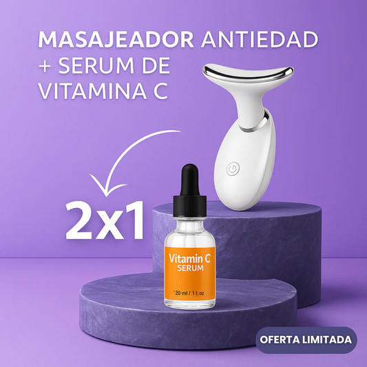 FaceGlow® Mejora y Rejuvenece tu Piel + Serum Vitamina C de REGALO
